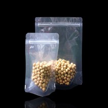 PET 투명 스탠딩 지퍼백 15cmX22cm 200매, 15cmX22cm 밑지4cm_밑면8cm