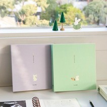 코니테일 너를기다리는맘 초음파 사진 보관 앨범 꾸미기 주수 스티커 수유 일지 태아 태교 임신 다이어리 일기장, 민트