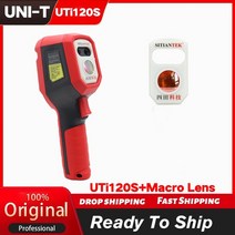 열화상카메라 열화상 적외선 산업용 누수 uni-t uti120s 100 원래 열 화상 카메라 pcb 회로 산업 테스트 바닥 난방 튜브 테스트 카메라, util120s 및 렌즈