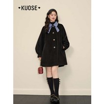 KUOSE 쿠오세 코트 프렌치 칼라 울 KSE2411004