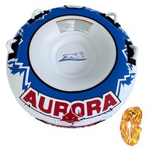 바나나 보트 수상 레저 나일론 커버가 있는 내구성 팽창식 스노우 썰매 튜브 1 명의 라이더, As Photo with Rope