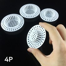 [다옴하우스] 배수구 거름망 씽크대 배수구망 탈수 배수 친환경 음식물 거름망(4P)