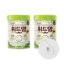 위드맘 리뉴얼 100일 2캔 + 20ml 스푼 2개입 황금변 유산균 소화 파스퇴르 아기분유 1세트, 2세트