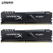PC 노트북 데스크탑 업그레이드 Kingston hyperx fury 메모리 ram ddr4 4gb 8gb 16gb 2400mhz 2666mhz 3000mhz, 2개x 16GB 3200MHz