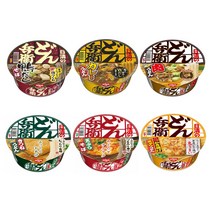 일본 닛신 컵라면 돔베 돈베이 우동 소바 모음 오리육수 유부 튀김소바 고기 카레, 튀김우동