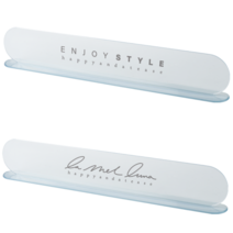 싱크대 물막이 가림막 완전 부착 접착 씽크대 설거지 물 튀김 방지 투명, 고딕체 2pcs