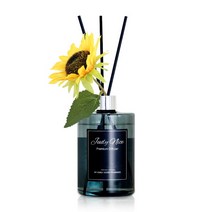 [쥬디니스] 대용량 디퓨저 블랙 해바라기 500ml+스틱포함, 향:03_화이트머스크+해바라기
