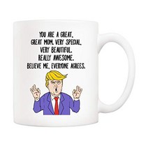5Aup Mothers Day Gifts Funny Mom Coffee Mug 11 Oz You Are a Great Great Mom. Very Special Very Bea, 1
