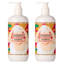 핑거스푼 키즈 샴푸, 500ml, 2개