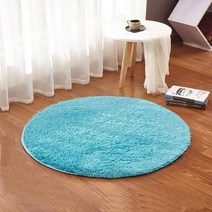 통풍 모던하우스 풍기 인견 삼베 홈쇼핑 카페트 화이트 컬러 라운드 러그 거실 키즈 룸 러그 부드럽고 푹신한 따뜻한 크기 직경