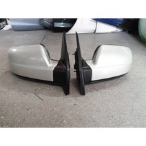 투싼 백미러 투싼 사이드미러 전동접이 7핀 연한금색 중고품, 조수석