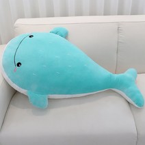 [완구][인기선물] 고래인형 대형 모찌쿠션 100cm 아기고래상어(민트) 애착인형 바디필로우/생일선물/프로포즈/크리스마스선물/여자친구선물/남자친구선물/doll, 아기고래_민트
