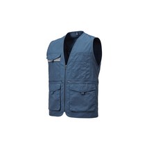 지벤 ZB-V2122 작업복 단체복 근무복 유니폼 춘추복 사계절 베스트 조끼, 2XL