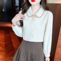 NICE 튜울립 카라 블라우스