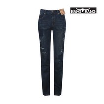 뱅뱅 뱅뱅 남성 디스트로이드 스판 데님_네이비_NQB63469