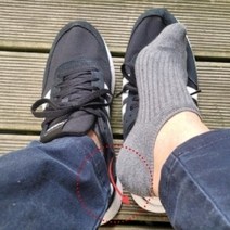 남자 골지 데일리 발목 덧신 양말 페이크삭스 차콜 선물 저렴한 무난한 OPO642EA