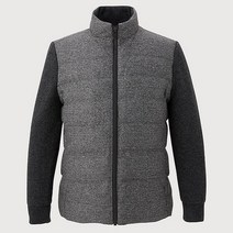 인디안 [22년 겨울 최저가] 고급 프리미엄 덕다운 체크배색 니트소매 다운점퍼 MIBCLXW9211BC