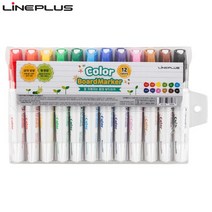[라인플러스] 칼라보드마카 12색 세트