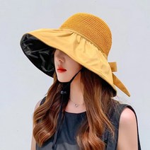 썬캡 펀칭 비치캡 밀짚모자 버킷햇 straw hat