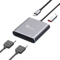 USBType-C TO HDMI케이블 PD미러링 듀얼모니터 컨버터 외장그래픽카드 -72394EA, 상세페이지 참조, 상세페이지 참조