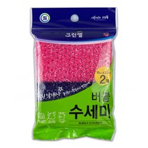 크린 버블 수세미 2개입 - C