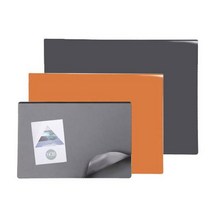 윈스타 더블 데스크 매트 라지 L 듀얼 책상 패드, 블랙