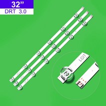 3x LED 백라이트 스트립 LlG 32MB25VQ 32LF5800 32LB5610 innotek Drt 3.0 32 A/B 6916l-1974A 1975A 32LF592U 32L