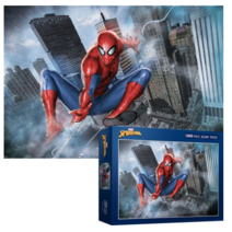 퍼즐라이프 직소퍼즐 어벤져스 스파이더맨 출격 PLM1011 + 전용유액 + 브로마이드, 1000피스, 혼합 색상