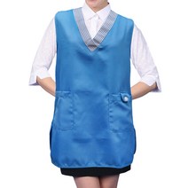 레뷰가운 AE314 앞치마 경로당 요양보호사 복지센터 간병인, 1개, AE314_블루66