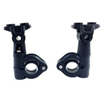 오토바이 튜닝 레이싱엔진 가스켓범용 모터 액세서리 용 bmw r1200gs 용 led 보조 조명 브래킷 안개등 서포터, 검은 색