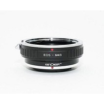 [정규 대리점]K&F 캐논 EOS EF(EF-S) 렌즈-마이크로 포서즈 m43 마운트 어댑터 렌즈 크로스 첨부 ef-m43 (KFM43)