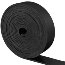 네오프렌 고무 스트립 솔리드 고무 롤 개스킷 DIY 소재 지지대 레벨링 밀봉 범퍼 보호 바닥재에 사용 (10.2cm x 0.3cm x 3m(4인치 x 1/8인치 x 1, W: 1in x T: 1/8in x L: 10Ft