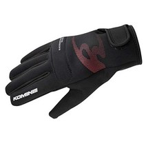 Komine 코미네(KOMINE) 오토바이용 프로텍트 세미레인 컨덕티브 글로브 블랙 3XL GK-241 12975 가을 겨울 봄용 방풍, 상품명참조