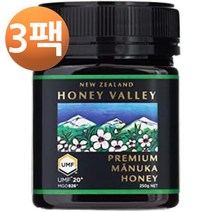 액티브 마누카 꿀 UMF 20+ 벌꿀 250g, 3팩