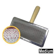 포메 털손질 슬리커 강아지 침 브러쉬 M 개브러시 개