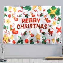 대형 크리스마스 파티 현수막 120X180cm (6.오브제), 상세 설명 참조