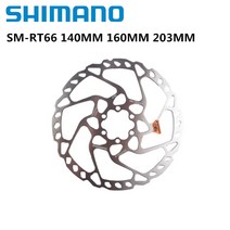 자전거 브레이크 Shimano SLX ZEE DEORE SMRT66 디스크 로터 160mm 180mm 203mm MTB 6 볼트 유형 7 8 사이클링 부품, 1.160MM 1pcs