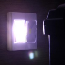 [모비딕컴퍼니] LED무드등 아기등 리모컨등 스트랩조명 차량용조명 현관센서등 무선등, 잇★ LED 듀얼 스위치 미니 무선 벽면등 무드램프, [좋아요], 본상품선택