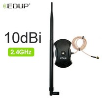 EDUP Wifi 네트워크 카드 인텔 PCIE 데스크탑 어댑터/라우터/AP 용 케이블이있는 고 이득 확장 안테나, 03 EP-AB001 Antenna