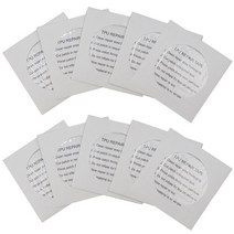 텐트부품 수리키트 에어 매트리스 패치 easy Peel and stick iatable 수리 패치 키트 에어 매트리스 water bed 바운스 하우스 텐트 수영장, 10개