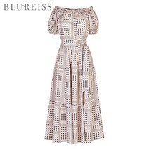 블루레이스 블루레이스 벨트핏나염스모크원피스_B2M1OP3791