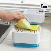 [이우리빙] 한손 꾹 세제 디스펜서, 1개