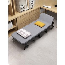 접이식 침대 싱글 침대 홈 휴대용 다기능 안락 의자 사무실 간단한 휴식 침대 휴식 캠프, 13.[폭60고탄성스펀지]고급테크니컬등받이조절