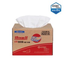 와이프올 X70 와이퍼 152매 1박스 산업용 정비용 오물제거 흡착포 42314, 단품