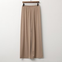 빅걸스토리 여성 빅사이즈 스판 밴딩 와이드 데일리 통바지