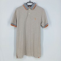 빈티지다온 헤지스 남 오렌지로고 카라반팔티 오트밀베이지100