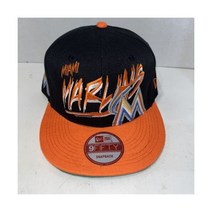 New Era 마이애미 말린스 모자 뉴에라 950 MLB 스냅백 야구 오렌지 블랙 원사이즈