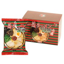 이치란 돈코츠라멘 꼬불면 132g 5개입