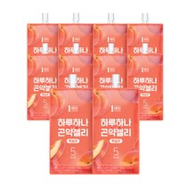1am 하루하나 곤약젤리 복숭아맛, 150g x 10개