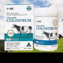 호주 JNC 씹어 먹는 초유 영양제 COLOSTRUM Chewable 100IgG 850mg 200정 X 4개